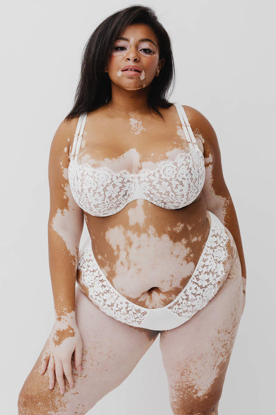Frisson White Lace Lingerie Set Monique Morin