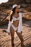 Frisson Demi White Lace Lingerie Set Monique Morin